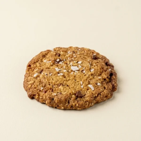 Cookie avena, nueces pecanas y caramelo