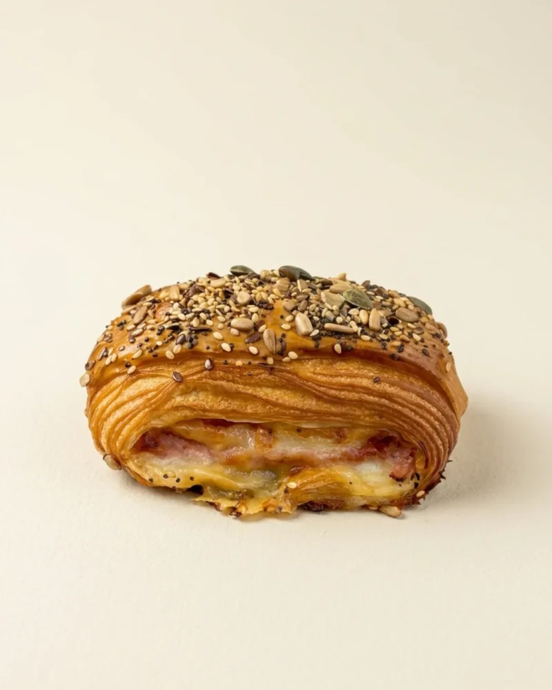 Napolitana de jamon y queso Bucle Napolitana jamón y queso