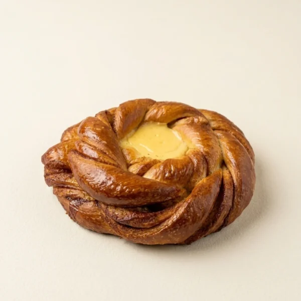 Nudo de canela con crema