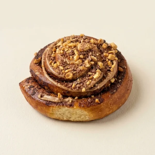 Roll de chocolate y avellanas