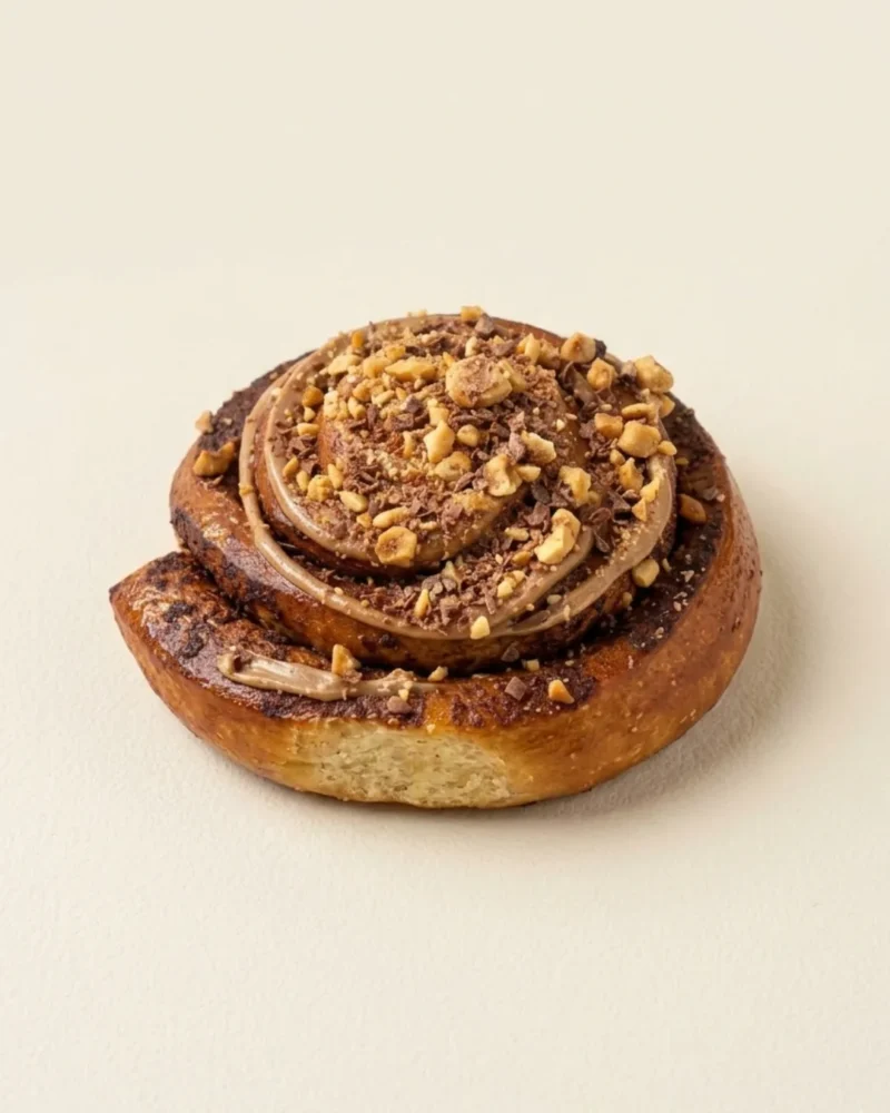 Roll de chocolate y avellanas