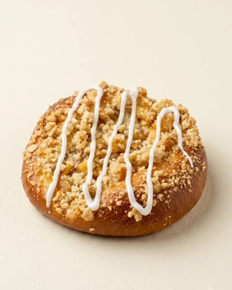 Brioche manzana, canela y crumble